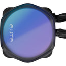 Cooler Master Elite Liquid 240 ARGB AIO Liquid CPU Cooler (Black)