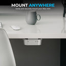 Sabrent Flexible Desk/Wall Mount for Mac mini 2024+ (Silver)