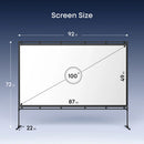 NEBULA BY ANKER 100" Outdoor Projector Screen With Stand
