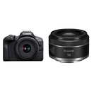 Canon EOS R100 Mirrorless Camera with 18-45mm and 50mm Lenses Kit