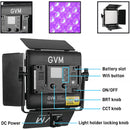 GVM 800D-III 40W RGB LED Light Panel (2-Light Kit)