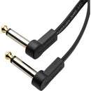 Gator Composer Flat Patch Cable with Right-Angle 1/4" Male Connectors (24")