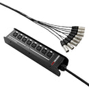 Gator Cableworks Backline Series 8-Channel Drop Snake (25')