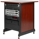 Gator Wood Rack Cabinet (14 RU, Cherry)