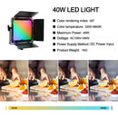 GVM 800D-III 40W RGB LED Light Panel (3-Light Kit)