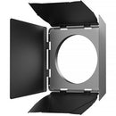 GVM FZ60 4-Way Barndoors for F60 Fresnel Lens and PRO SD400B, SD500B & SD650B Lights