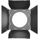 GVM FZ60 4-Way Barndoors for F60 Fresnel Lens and PRO SD400B, SD500B & SD650B Lights