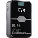 GVM BL-74 V-Mount Battery with D-Tap, USB, and DC Outputs (5000mAh)
