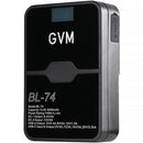 GVM BL-74 V-Mount Battery with D-Tap, USB, and DC Outputs (5000mAh)