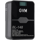 GVM BL-148 V-Mount Battery with D-Tap, USB, and DC Outputs (10,000mAh)