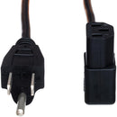 Hosa Technology Right-Angle PC Power Cord (18 AWG, Black, 8')