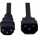 Hosa Technology Power Extension Cord (14 AWG, Black, 8')
