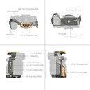 SmallRig Hawklock Quick Release Cage Kit for Sony a7 IV, a7R V & a7S III (Bumblebee Edition)