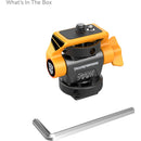 SmallRig Swivel and Tilt Adjustable Monitor Mount with Cold Shoe (Bumblebee Edition)