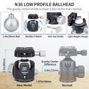 INNOREL GT254C Carbon Fiber Travel Tripod with N36 Ball Head