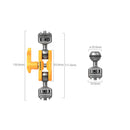 SmallRig Magic Arm Support with Dual Ball Heads (1/4"-20 Screws, Bumblebee Edition)