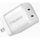 Aluratek 45W Dual USB-C GaN Wall Charger