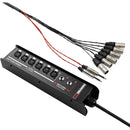 Gator Cableworks Backline Series 6-Channel Drop Snake with 2 Returns (30')