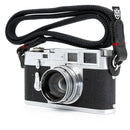 Owlkrown Classic Flat Rope Strap (Black with Red Accent, 30")