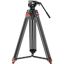 Neewer TP37 Heavy-Duty Video Tripod with Fluid Head