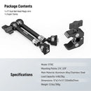 Neewer ST16C Articulating Magic Arm with Super Clamp (11")