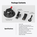 Neewer Suction Cup Mount with Arm (4.5")