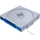 Lian Li 140mm UNIFANTL Wireless RGB Reverse Blade Case Fan (White)
