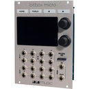 1010music Bitbox Micro Compact Sampling Module for Eurorack (18 HP, Silver)