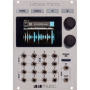 1010music Bitbox Micro Compact Sampling Module for Eurorack (18 HP, Silver)