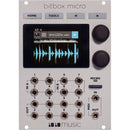 1010music Bitbox Micro Compact Sampling Module for Eurorack (18 HP, Silver)