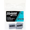 Viviana Lav Mic Patch for 8NP Bag and DPA 6060 (White, 4-Pack)