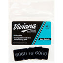 Viviana Lav Mic Patch for 8NP Bag and DPA 6060 (Black, 4-Pack)