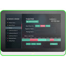 IAdea WRP-1000-H 10.1" Touchscreen Room Booking Panel with NFC, HID Badge & Mobile Access