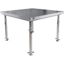 ProX StageQ Portable Stage Deck with Telescoping Legs (4 x 4')