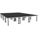 ProX StageOne 16 x 12' Portable Stage with 16 to 22" Telescoping Legs