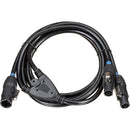Blizzard powerCON TRUE1 Male to Dual Female Y-Cable (10')