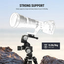 Neewer TH16 3-Way Geared Tripod Head with Quick Release Plate