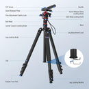 Neewer TP08 2-in-1 Aluminum Tripod with Ball Head and Monopod (77")