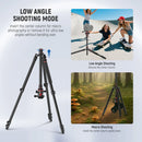 Neewer TP08 2-in-1 Aluminum Tripod with Ball Head and Monopod (77")