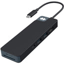 HYPER HyperDrive Flex 8-Port USB-C 3.2 Gen 1 Hub (Black Expanse)
