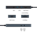 HYPER HyperDrive Flex 8-Port USB-C 3.2 Gen 1 Hub (Black Expanse)