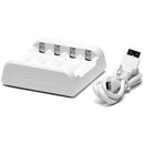 Powerex MH-C401U USB Smart Charger with 4 Powerex Pro NMH Batteries