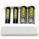 Powerex MH-C401U USB Smart Charger with 4 Powerex Pro NMH Batteries
