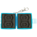 JJC Memory Card Case for 4 SD and 4 microSD Cards (Blue)