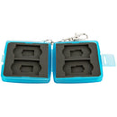 JJC Memory Card Case for 4 SD and 4 microSD Cards (Blue)