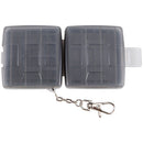 JJC Memory Card Case for 4 SD and 4 microSD Cards (Gray)