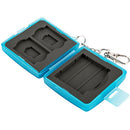 JJC MC-8B Memory Card Case (Blue)