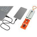 JJC MCK-CS1 Multi-Functional Data Cable Set with Storage Case (Gray/Orange)