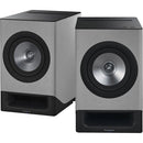 Technics SC-CX700 2-Way Active Wireless Bookshelf Speakers (Silky Gray, Pair)
