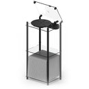 Transparent Turntable Stand (Black)